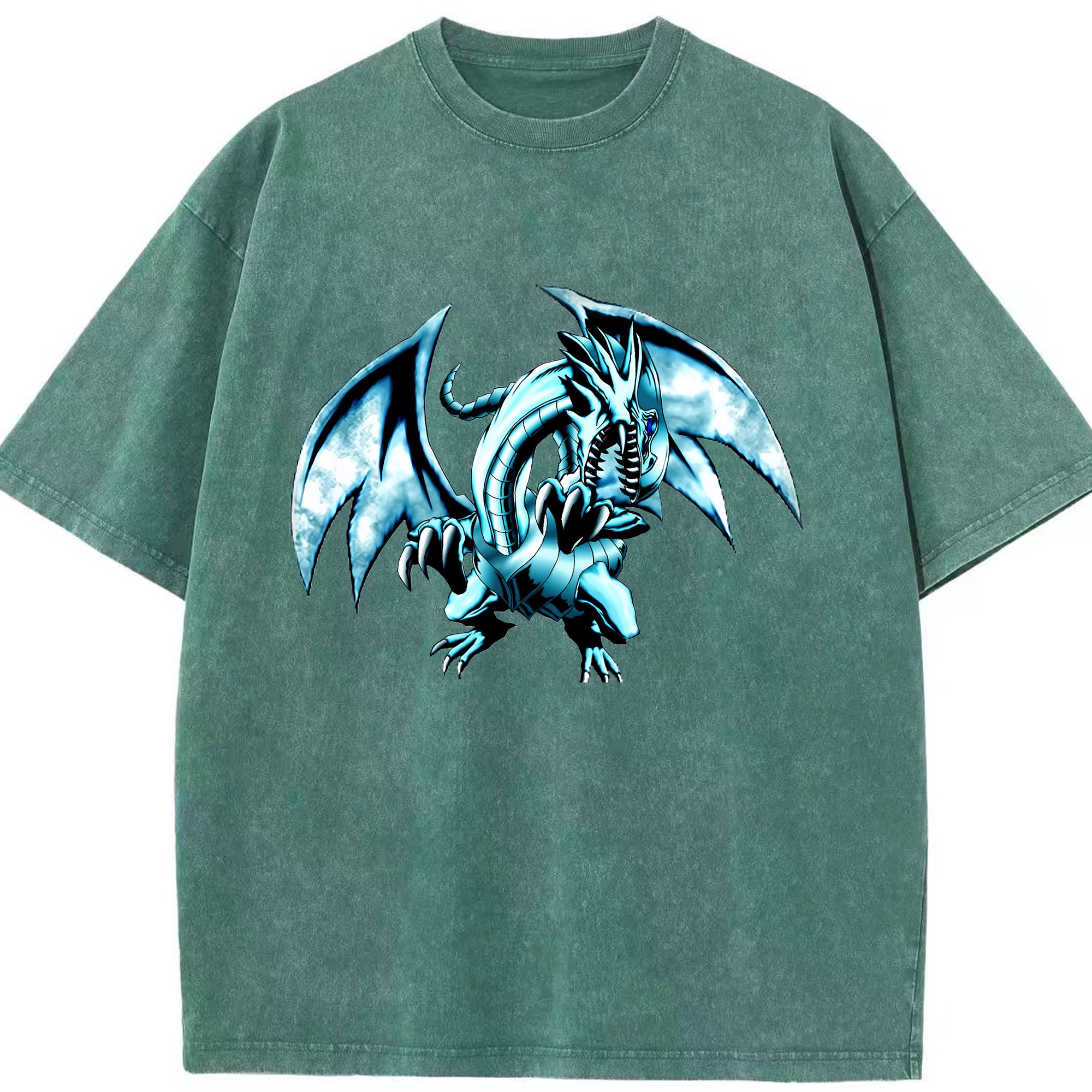（画像用） 遊☆戯☆王 Yu-Gi-Oh! 綿100% ヴィンテージ風 半袖Tシャツ（フロントプリント）